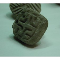 Stone stamp, cross with extended tips